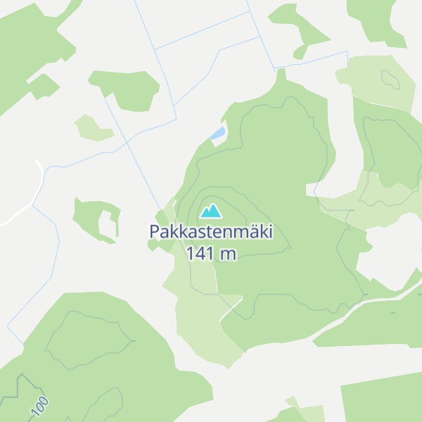 Map of Pakkastenmäki