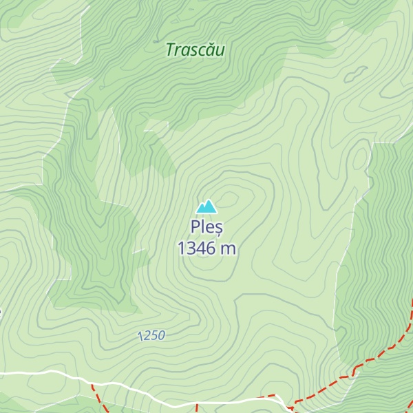 Map of Pleș