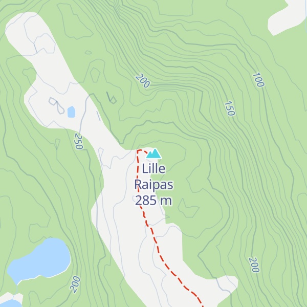 Map of Lille Raipas