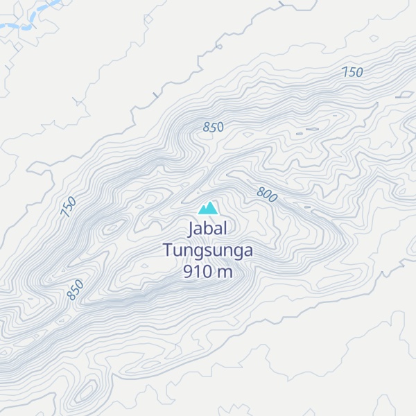 Map of Jabal Tungsunga