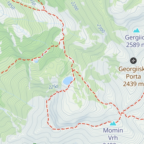 Map of Sinanitsa hut