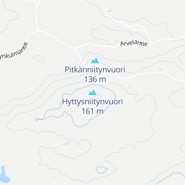 Map of Hyttysniitynvuori