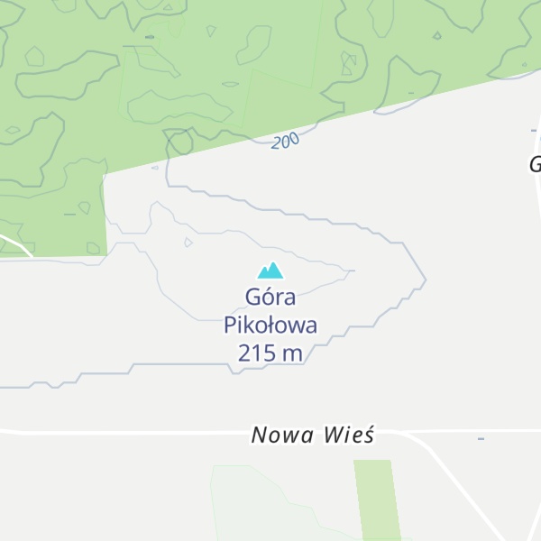 Map of Góra Pikołowa