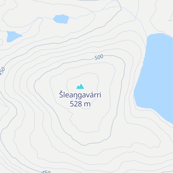 Map of Fjellbryna