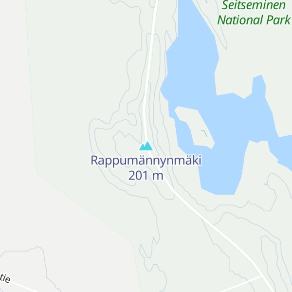 Map of Rappumännynmäki