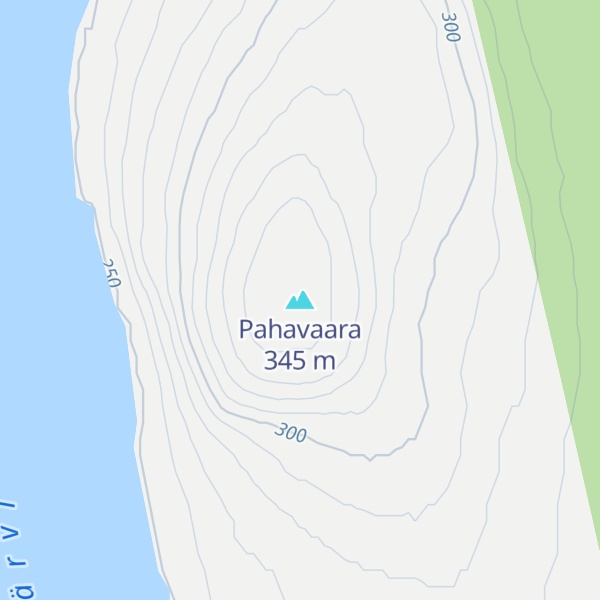 Map of Pahavaara