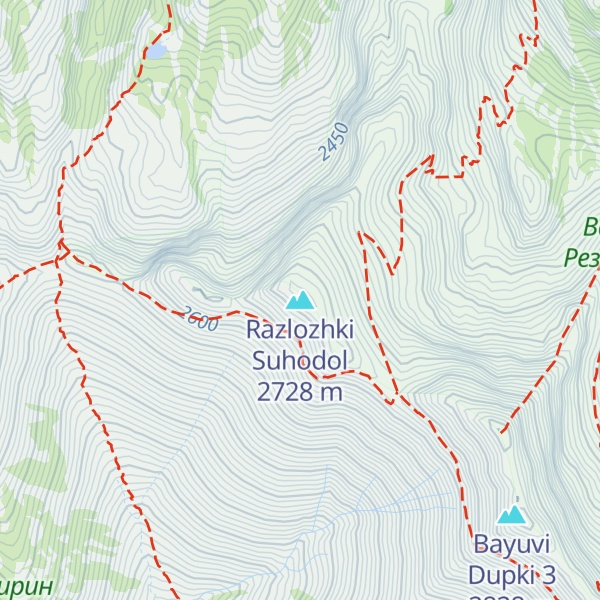 Map of Razlozhki Suhodol