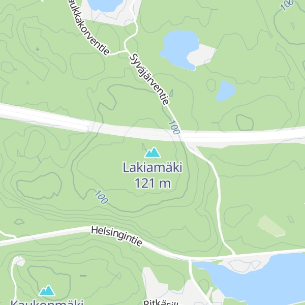 Map of Lakiamäki