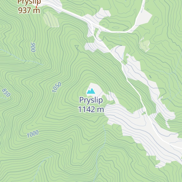 Map of Pryslip