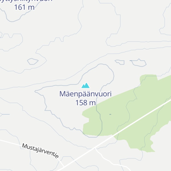 Map of Mäenpäänvuori