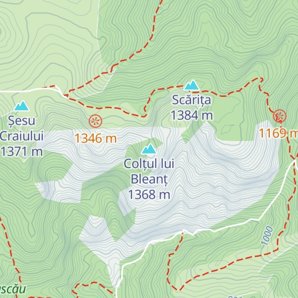 Map of Colțul lui Bleanț