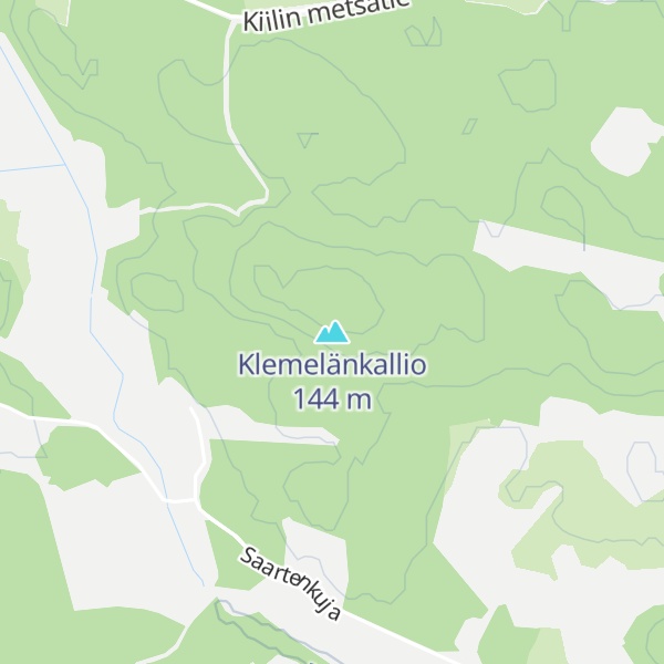 Map of Klemelänkallio