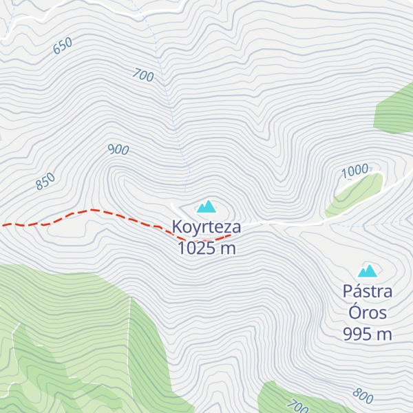 Map of Koyrteza