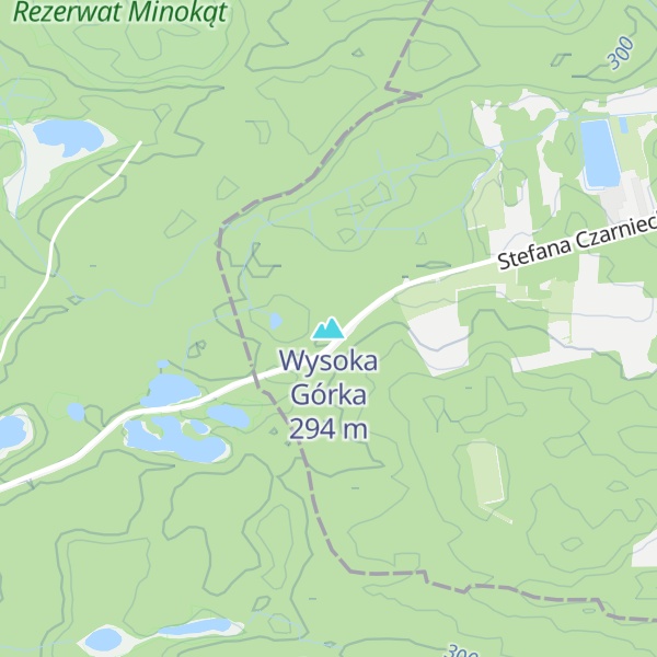 Map of Wysoka Górka