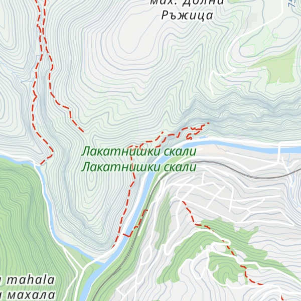 Map of Alpiiski Zaslon „Orlovo Gnezdo“