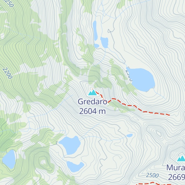 Map of Gredaro