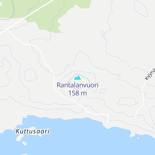 Map of Rantalanvuori