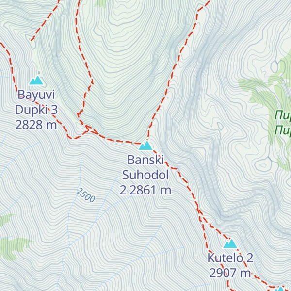 Map of Banski Suhodol 2