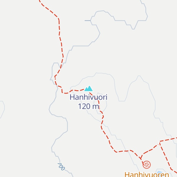 Map of Hanhivuori