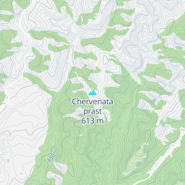 Map of Chervenata prast