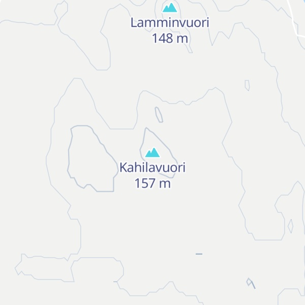 Map of Kahilavuori