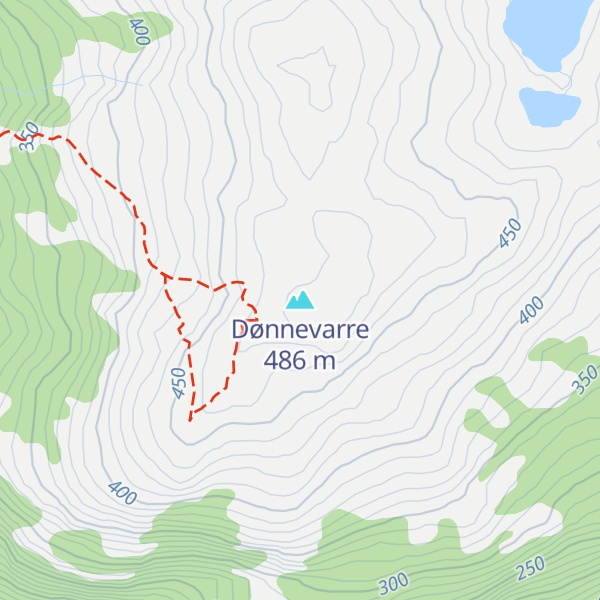 Map of Dønnevarre