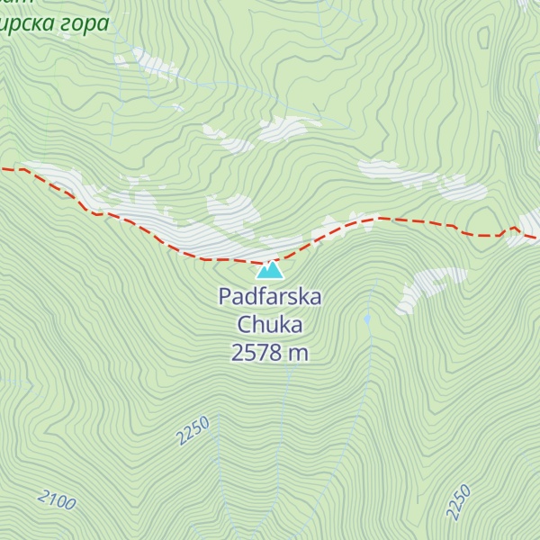 Map of Padfarska Chuka