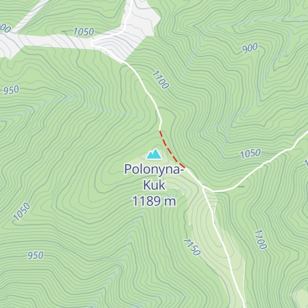 Map of Polonyna-Kuk