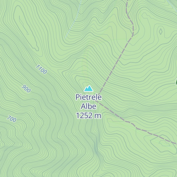Map of Pietrele Albe