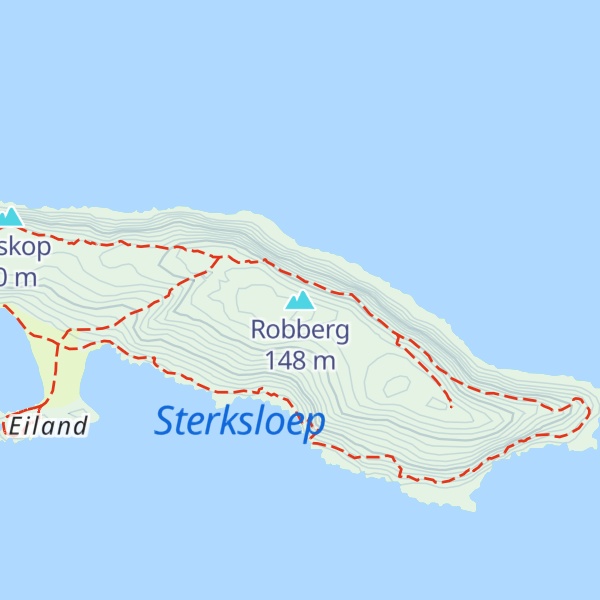 Map of Robberg