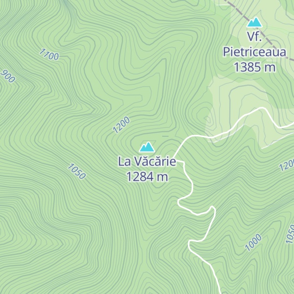 Map of La Văcărie