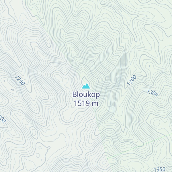 Map of Bloukop