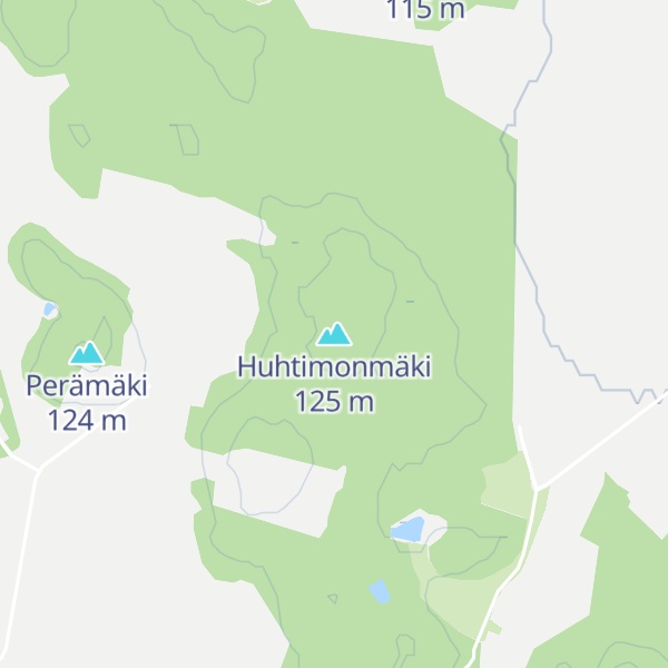 Map of Huhtimonmäki