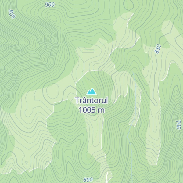 Map of Trântorul