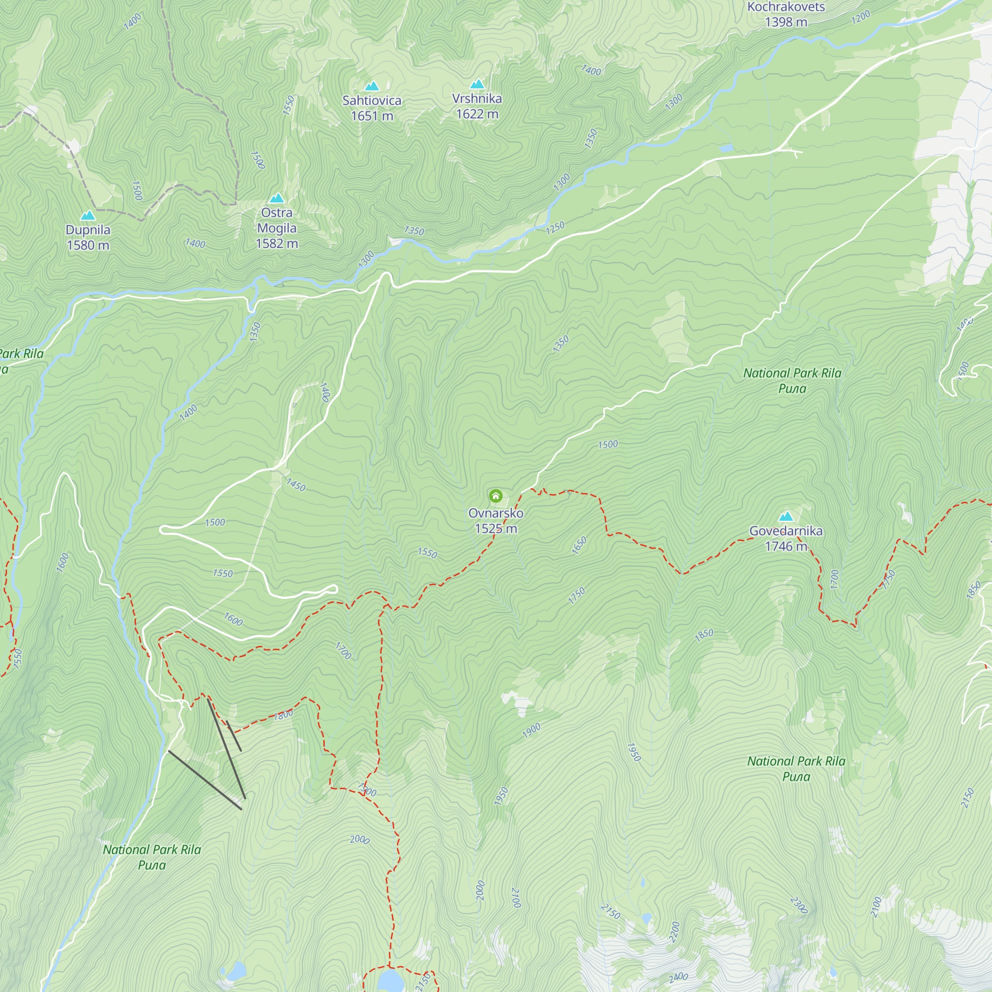 Ovnarsko map