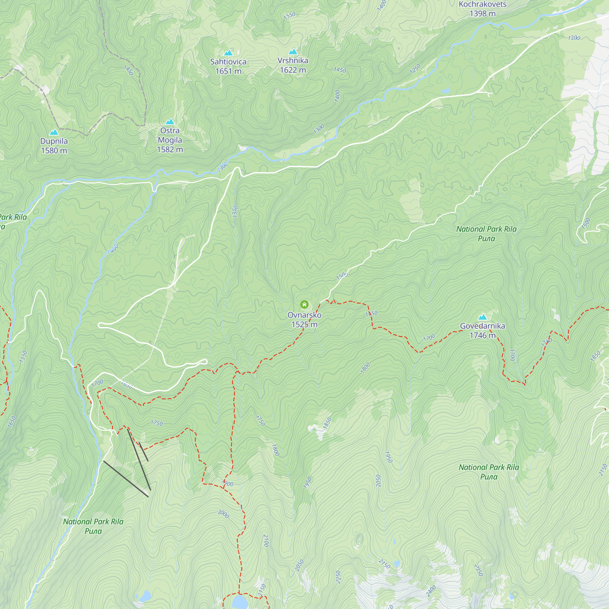 Ovnarsko map