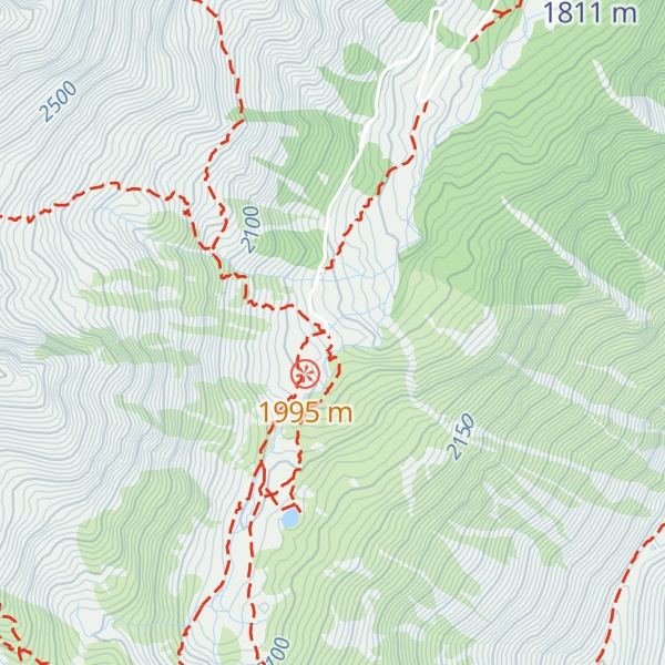 Map of Vihren Hut