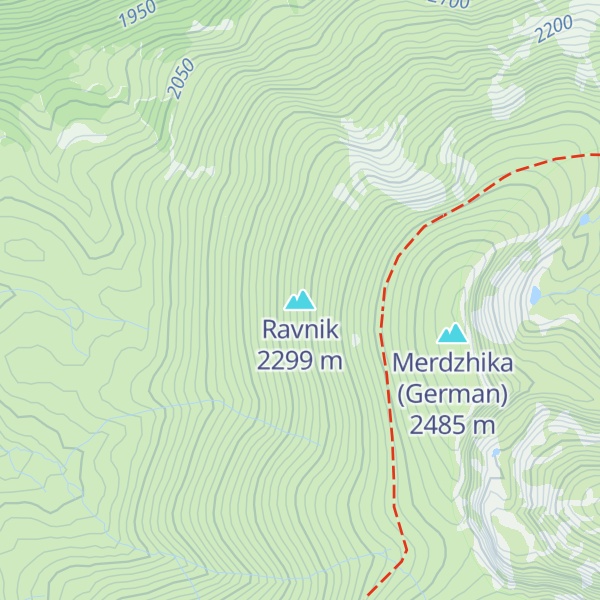 Map of Ravnik