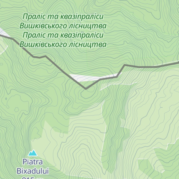 Map of Piatra Vâscului