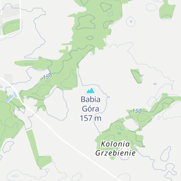 Map of Babia Góra
