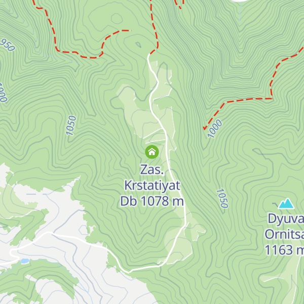 Map of Zas. Krstatiyat Db