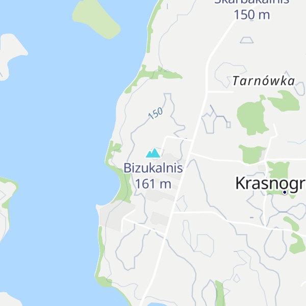 Map of Bizukalnis