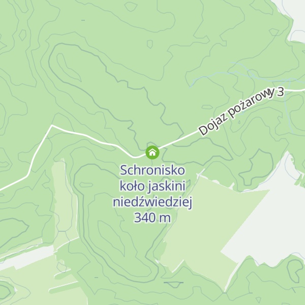 Map of Schronisko koło jaskini niedźwiedziej