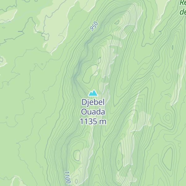 Map of Djebel Ouada