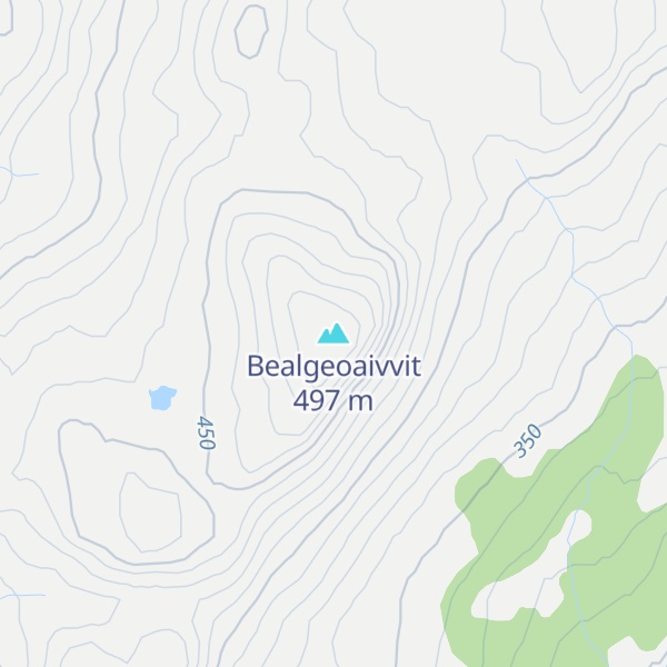 Map of Bealgeoaivvit