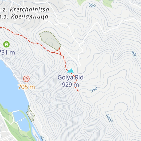 Map of Golya Rid