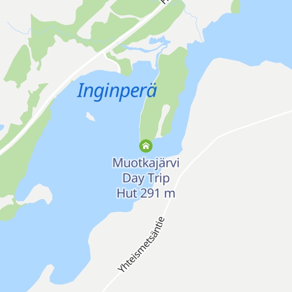 Map of Muotkajärvi Day Trip Hut