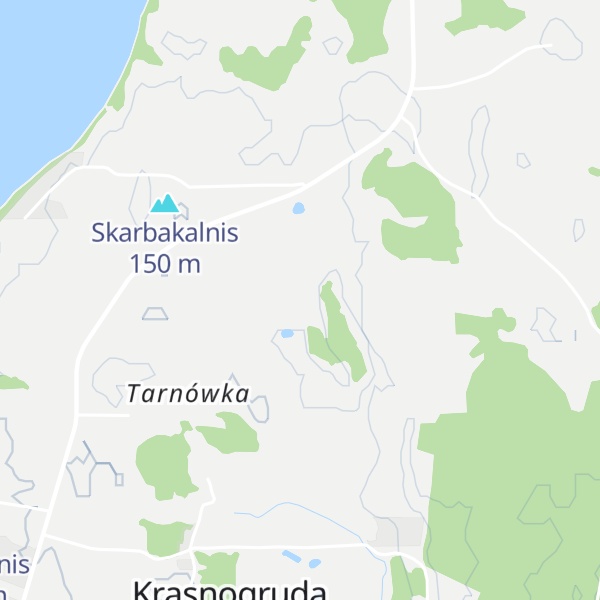 Map of Żabie Góry