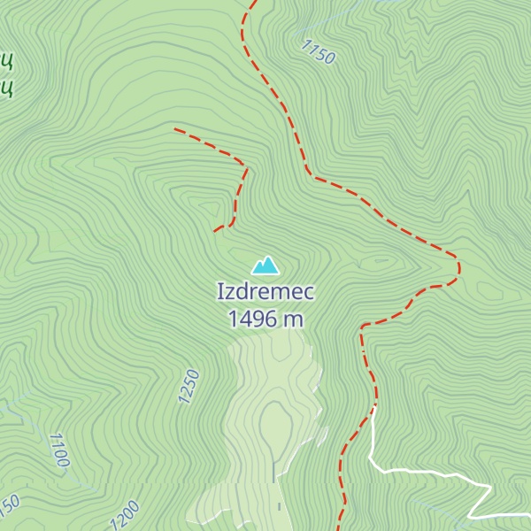 Map of Izdremec