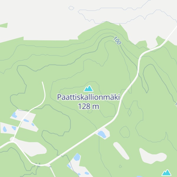 Map of Paattiskallionmäki